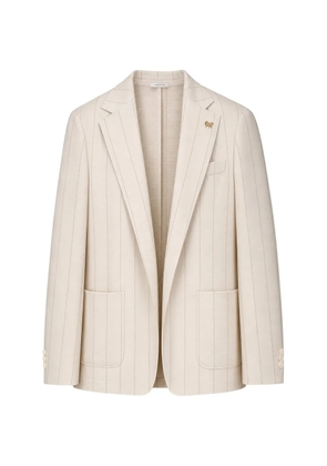 Tombolini pinstripe-pattern single-breasted blazer - Neutrals
