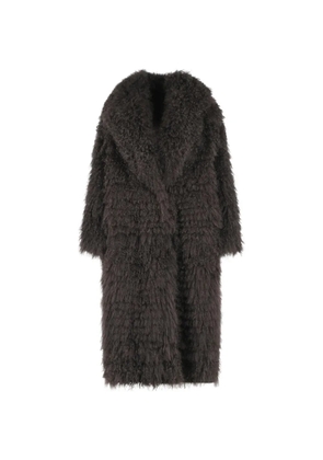 Simonetta Ravizza reversible fur coat - Brown
