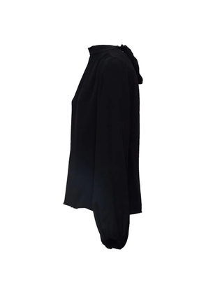 Nº21 pussy-bow long-sleeve blouse - Black