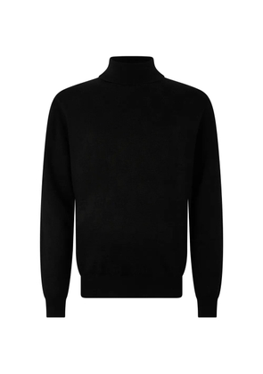Philipp Plein monogram-jacquard turtleneck sweater - Black