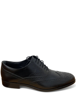 Tod's perforated Oxford shoes - Black