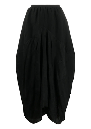 Uma Wang drape design skirt - Black