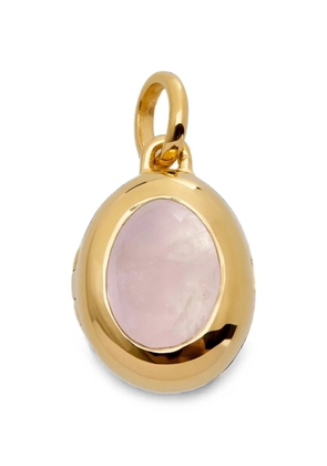 Monica Vinader October birthstone locket necklace - Gold