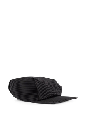 Pleats Please Issey Miyake pleated cap - Black