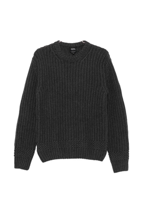 A.P.C. Ron chunky-knit sweater - Grey