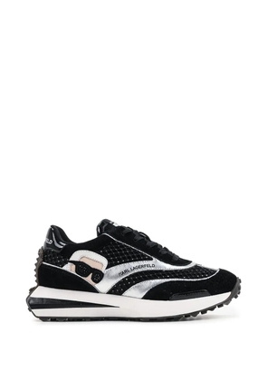 Karl Lagerfeld embellished panelled sneakers - Black
