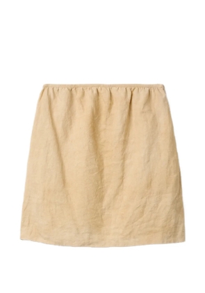 Miu Miu linen skirt - Neutrals