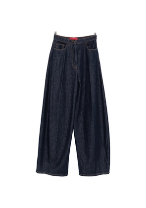 THELATEST pleated-detail wide-leg jeans - Blue