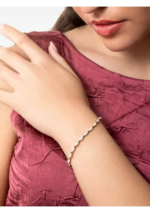 with love diamond tennis bracelet - Gold