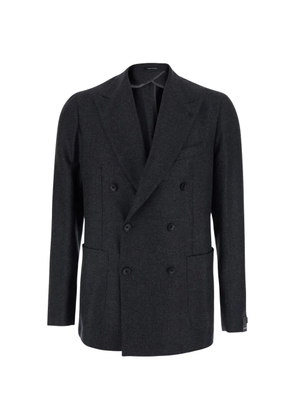 Tagliatore Monte Carlo double-breasted blazer - Grey