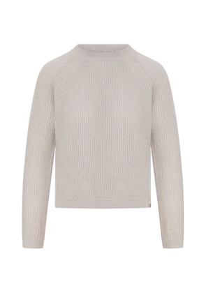 Herno ribbed-knit sequin-embellished sweater - Neutrals