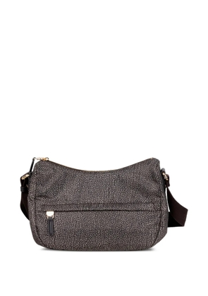 Borbonese Op Occhio di Pernice shoulder bag - Grey