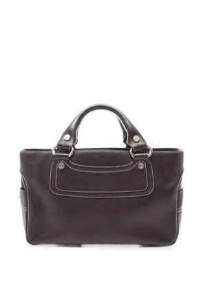 Celine Pre-Owned 2000s Boogie leather tote bag - Brown