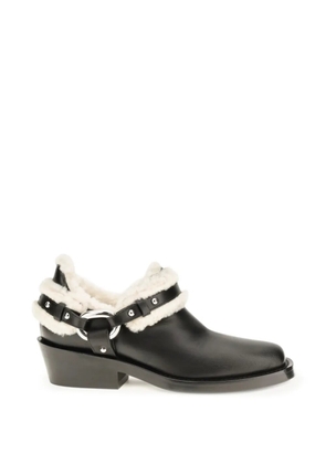 Rabanne biker ankle boots - Black