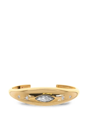 with love Gypsy diamond cuff bracelet - Gold