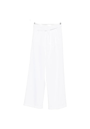 DARKPARK Gaia belted wide-leg trousers - White