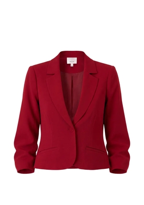 Cinq A Sept Khloe ruched-sleeve blazer - Red