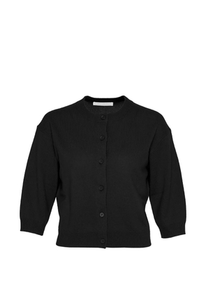 Club21 cropped fine-knit cardigan - Black