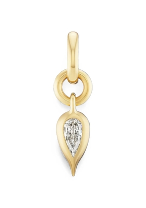 Uniform Object Carriage diamond pendant - Gold