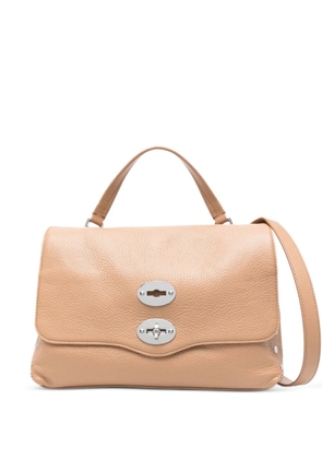 Zanellato small Postina leather tote bag - Brown