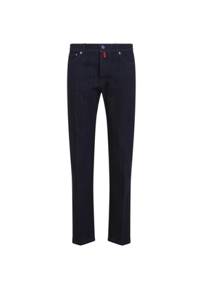 Kiton straight-leg jeans - Blue