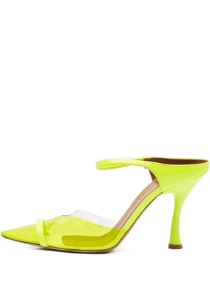 Malone Souliers 100mm Maureen leather mules - Green
