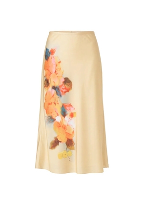Cinq A Sept Carole floral-print midi skirt - Neutrals