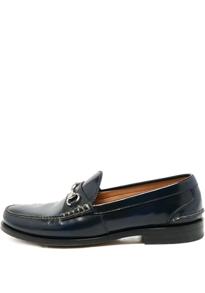 Gucci Pre-Owned leather Horsebit loafers - Blue