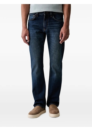 Emporio Armani logo-plaque straight-leg jeans - Blue