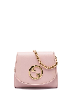 Gucci Pre-Owned 2016-2026 Medium Calfskin Blondie Wallet on Chain crossbody bag - Pink