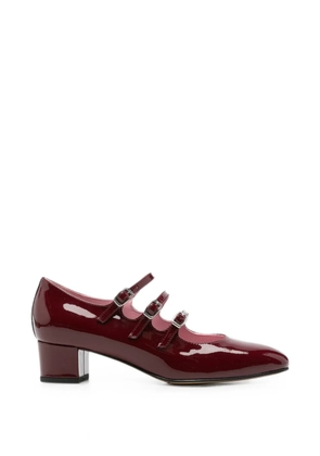 Carel Paris Kina triple-strap pumps - Red