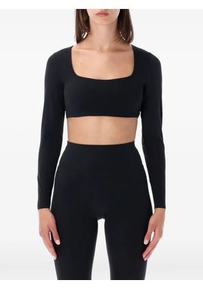 Nike Zenvy light-support padded long-sleeve sports bra - Black