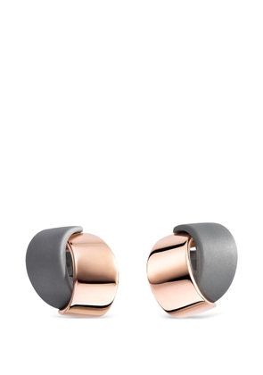 VHERNIER curved-design earrings - Pink