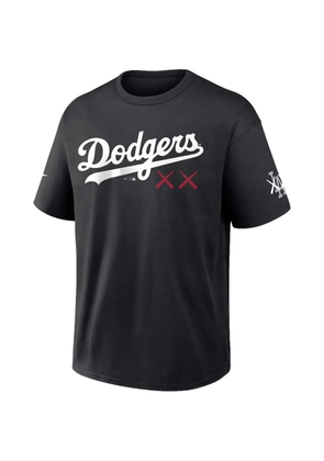 KAWS Los Angeles Dodgers graphic-print T-shirt - Black