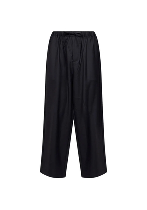 ROSE BURRITO drawstring elasticated-waist trousers - Blue