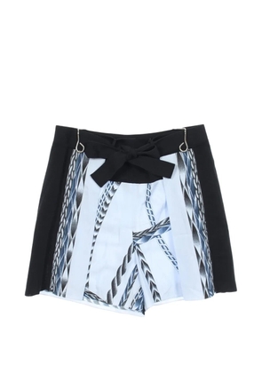 Hermès Pre-Owned 2010s rope-print shorts - Blue