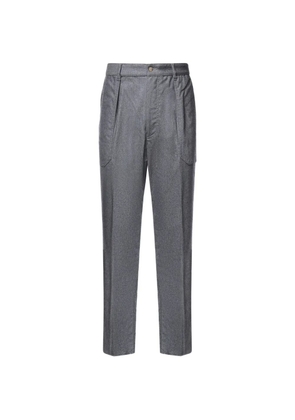 Eleventy pleated patch-pocket jeans - Grey