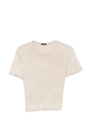 R13 acid-wash T-shirt - Neutrals