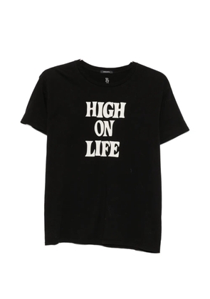 R13 slogan-print T-shirt - Black