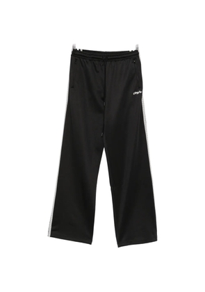 Aniye By Sienna lace-trim side-stripe track pants - Black
