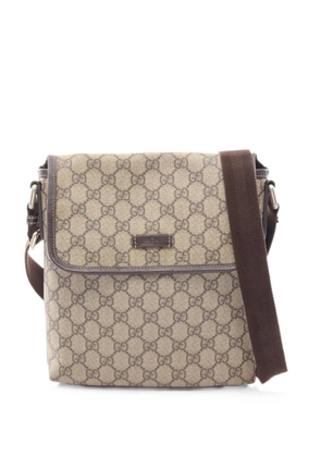 Gucci Pre-Owned 2000s GG Supreme canvas shoulder bag - Neutrals