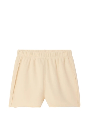 American Vintage raw-hem mini shorts - Yellow