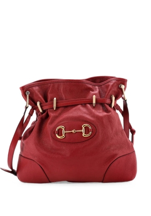 Gucci Pre-Owned Horsebit 1955 Messenger Bag Leather Large crossbody bag - Red