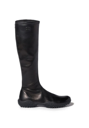 Miu Miu stretch nappa leather boots - Black