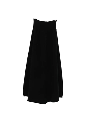 extreme cashmere Grace Short knitted maxi skirt - Black