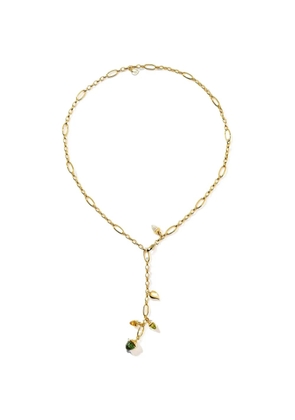 TAMARA COMOLLI Mikado Rainforest multi-stone necklace - Gold