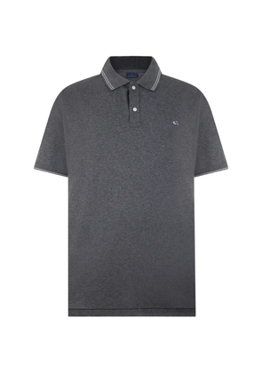 Paul & Shark logo-patch short-sleeve polo shirt - Grey