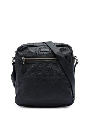 Gucci Pre-Owned 2000-2015 Guccissima crossbody bag - Black