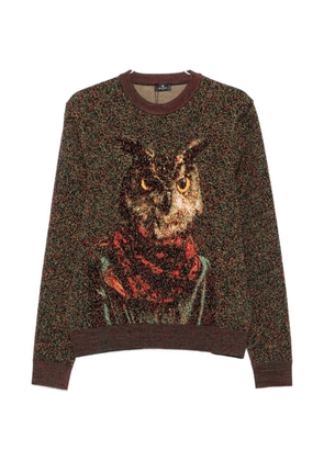 ETRO wool-blend knit sweater - Red