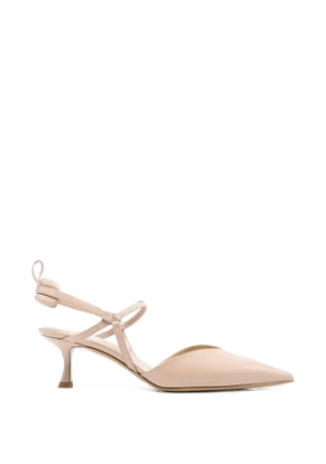 FENDI pointed-toe slingback pumps - Pink